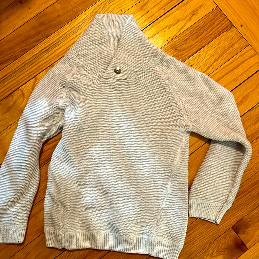 Zara boys cream cotton sweater size 6